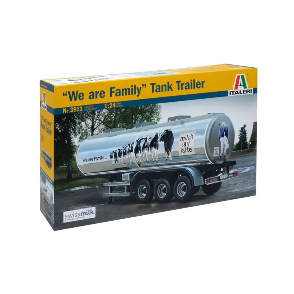 Model naczepy cysterna We are family Italeri 3911