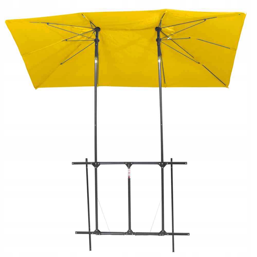 parasol na balkon mocowany do barierki