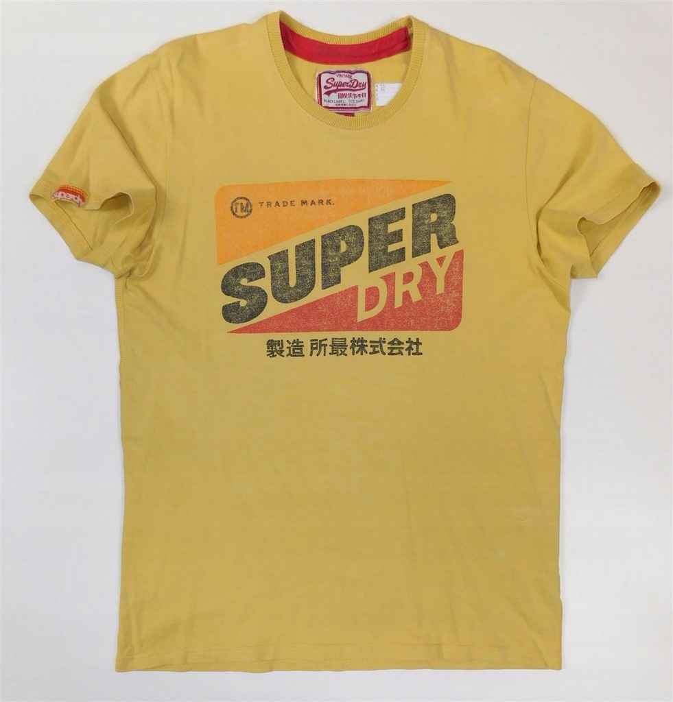 KOSZULKA SUPERDRY M/L LOGO 100% BAWEŁNA