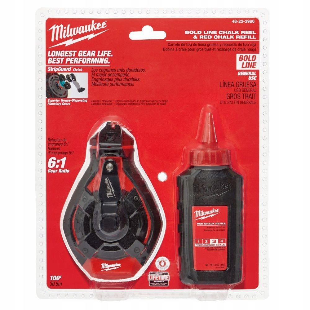 MILWAUKEE SZNUR TRASERSKI 30 M PLUS KREDA