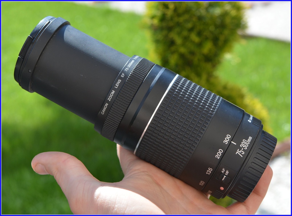 OBIEKTYW CANON ZOOM LENS EF 75-300MM 1:4-5.6 III - 7356434123