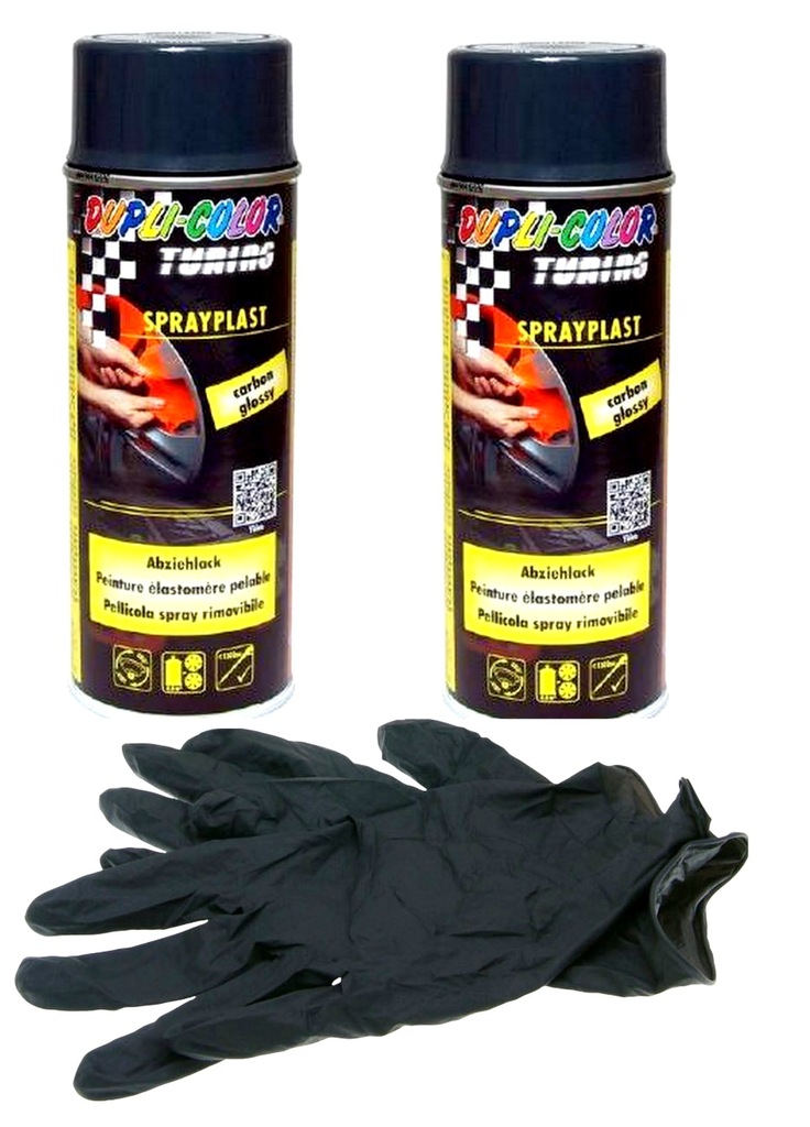 MOTIP GUMA FOLIA W SPRAYU FELG CZARNY POŁ 2x400 - 6890051045