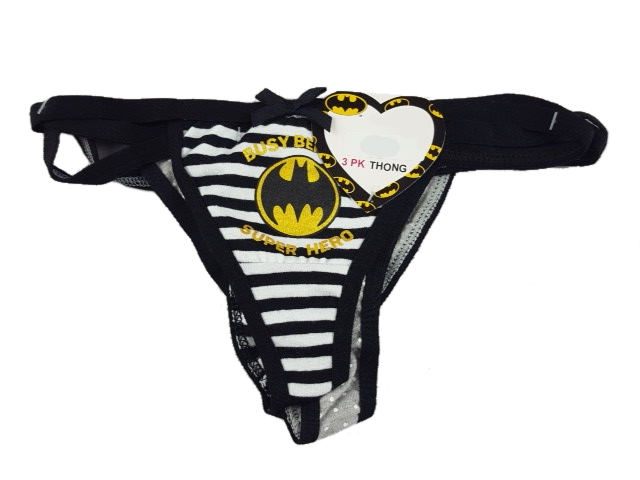 STRINGI 3 -PAK BATMAN SUPER HERO ROZ. S PRIMARK