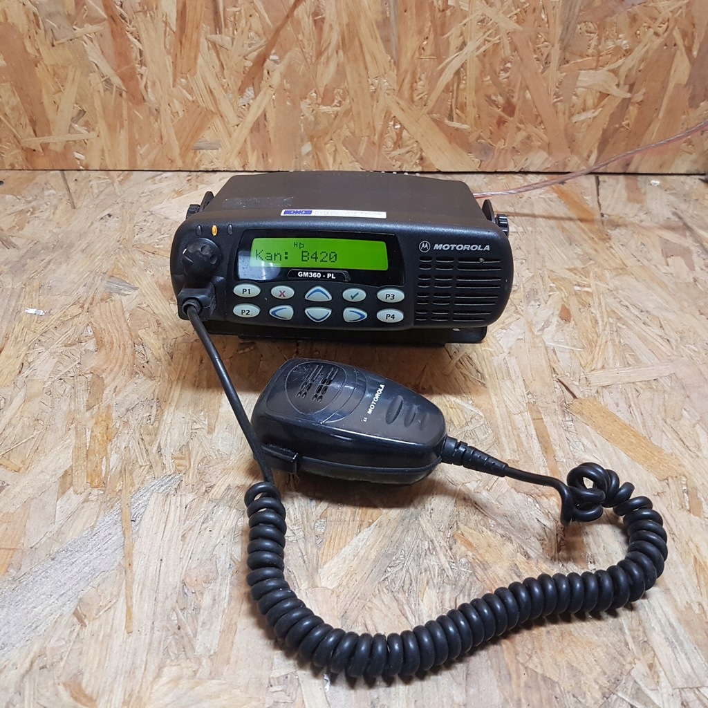 MOTOROLA GM 360 VHF 136 174 Mhz +MIKROFON MOTOROLA - 7443835575 ...