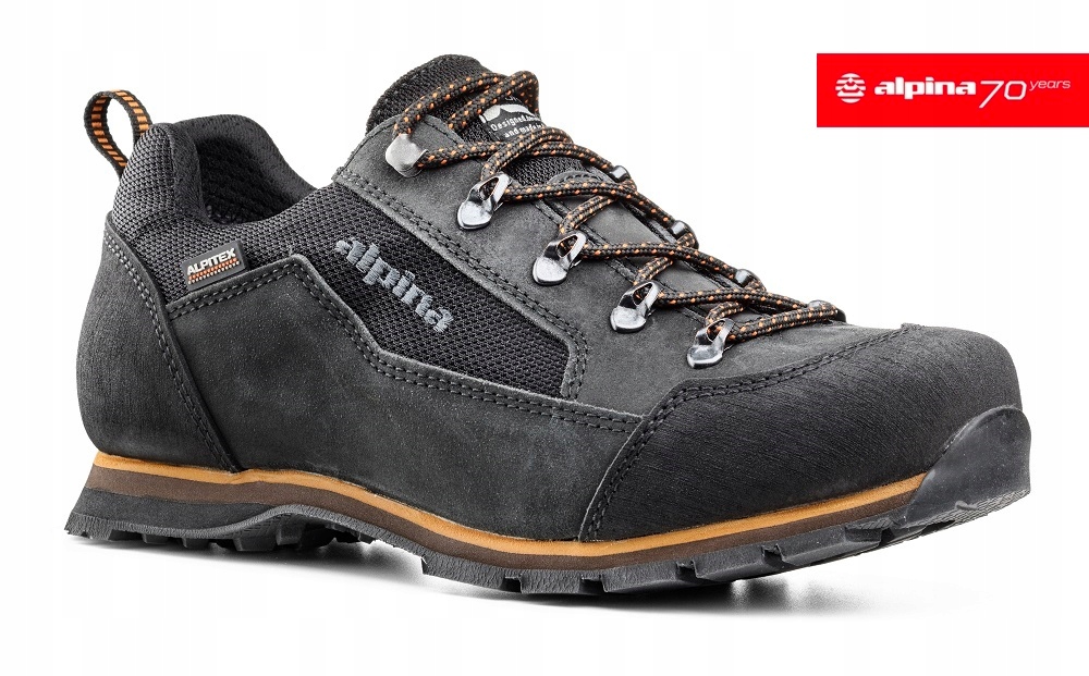 ALPINA AXEL LOW Buty Trekkingowe Skóra 100%EU r.43