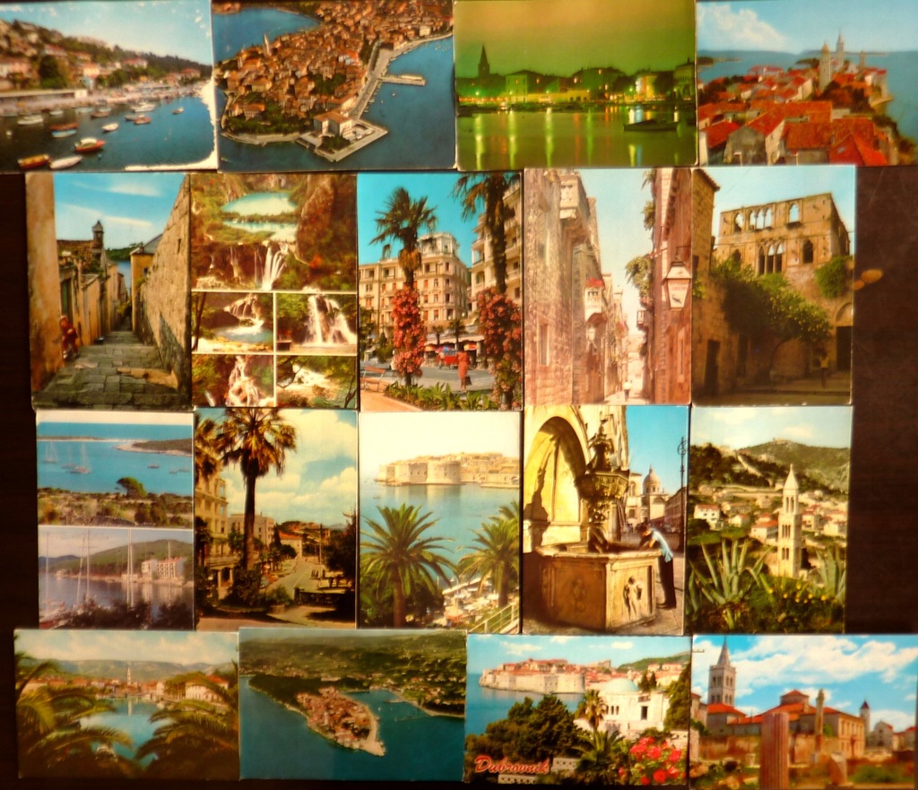 Chorwacja - 44 widokówki - pocztówki zestaw 5