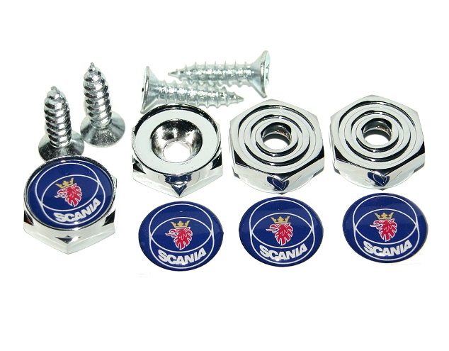 Ozdobne nakrętki do tablic SCANIA tuning TIR truck
