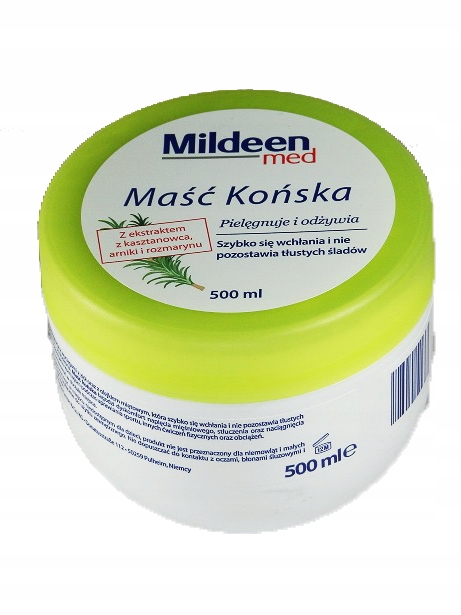 Mildeen MAŚĆ KOŃSKA kasztanowiec arnika rozmaryn