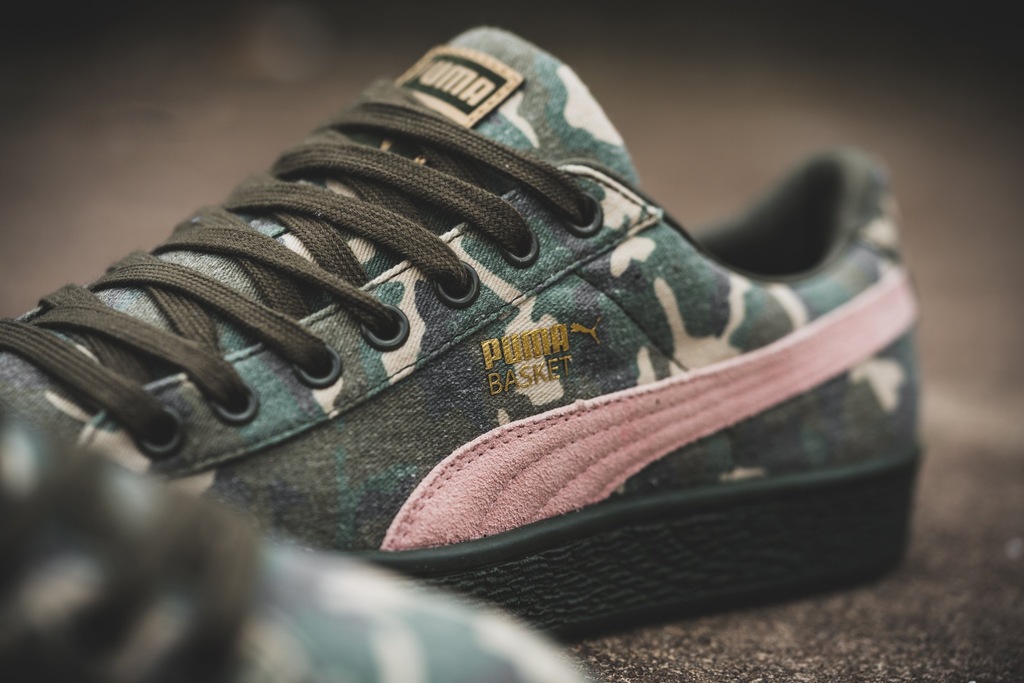puma basket brights yoyo classic camo