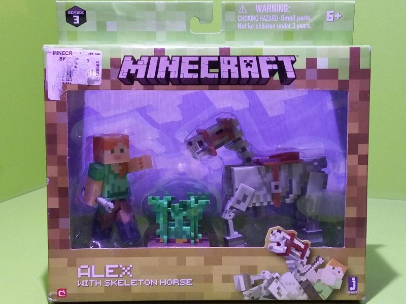 Minecraft Alex With Skeleton Horse Oficjalne Archiwum Allegro