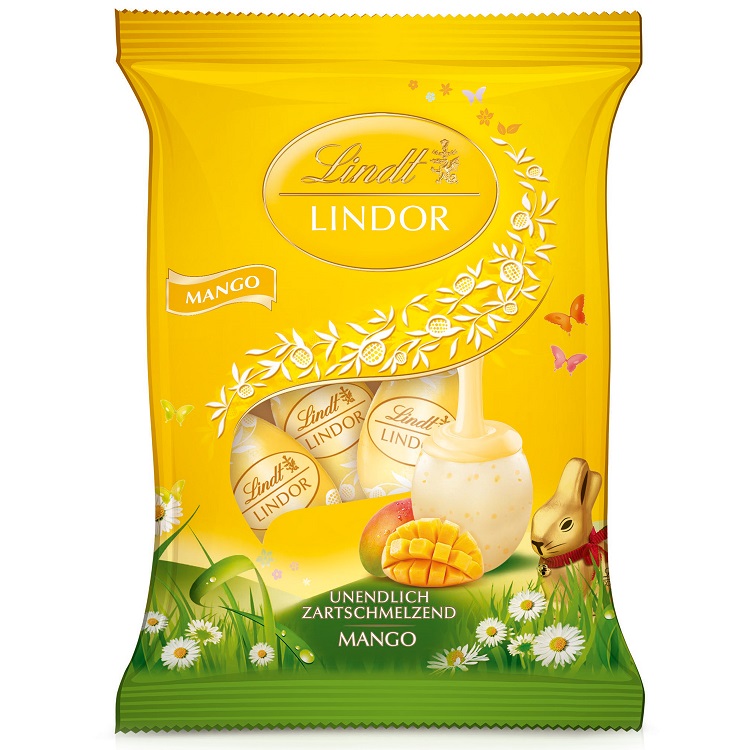 Lindt Jajeczka Lindor Mango 90g