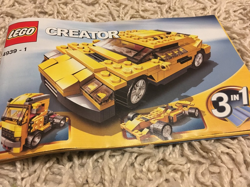 Instrukcja LEGO Creator samochód 1