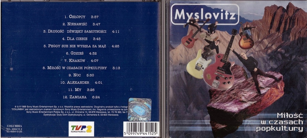 MYSLOVITZ MIŁOŚĆ W CZASACH POPKULTURY - AUTOGRAFY