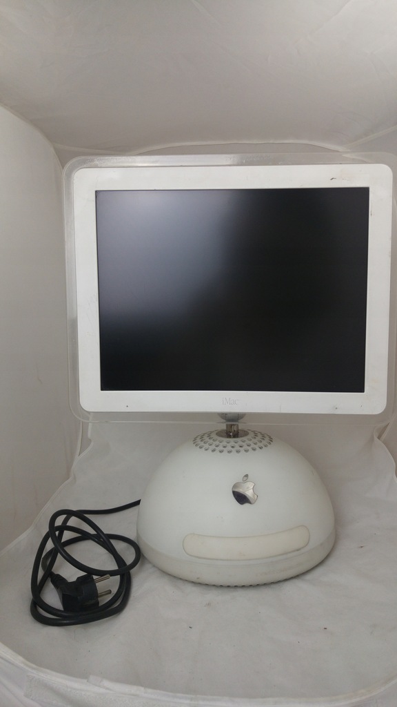 stary komputer apple iMac G4 PowerPC [uszkodzony]