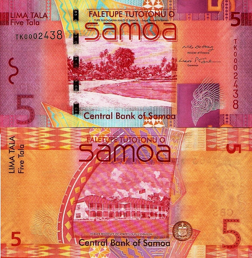 # SAMOA - 5 TALA - 2008 - P38 UNC