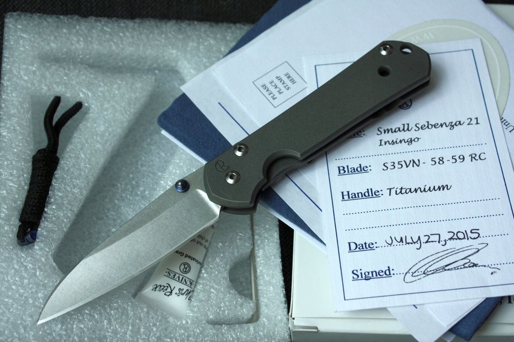Nóż Chris Reeve CRK Sebenza Insingo Small