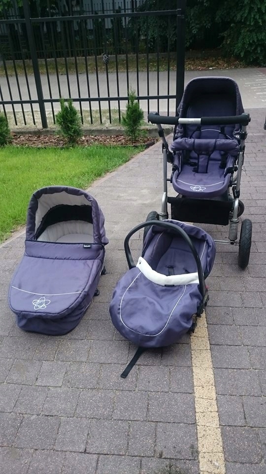 Wózek 3w1 firmy Implast Volant +wanna i stelaż