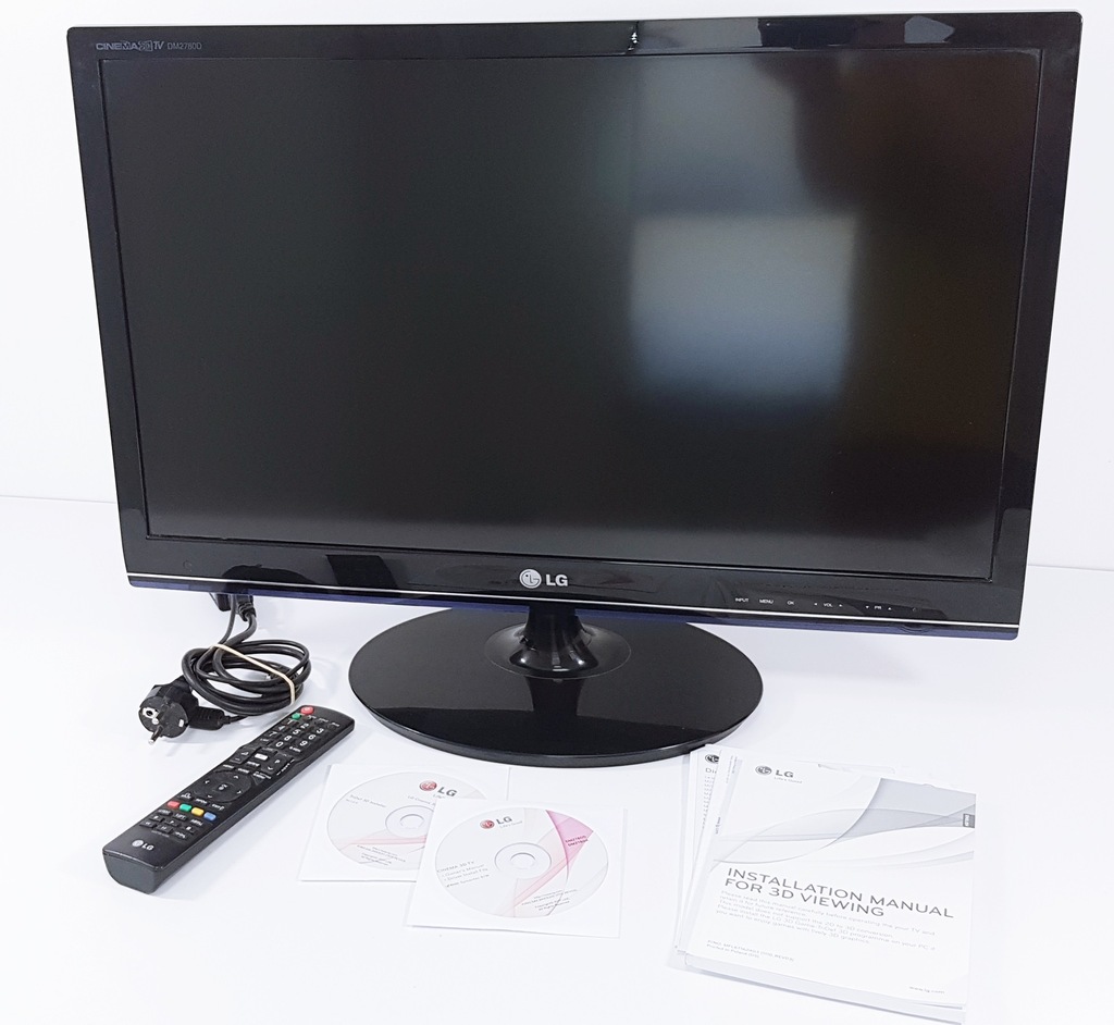 TV MONITOR TELEWIZOR LG DM2780D-PZ 3D 27"
