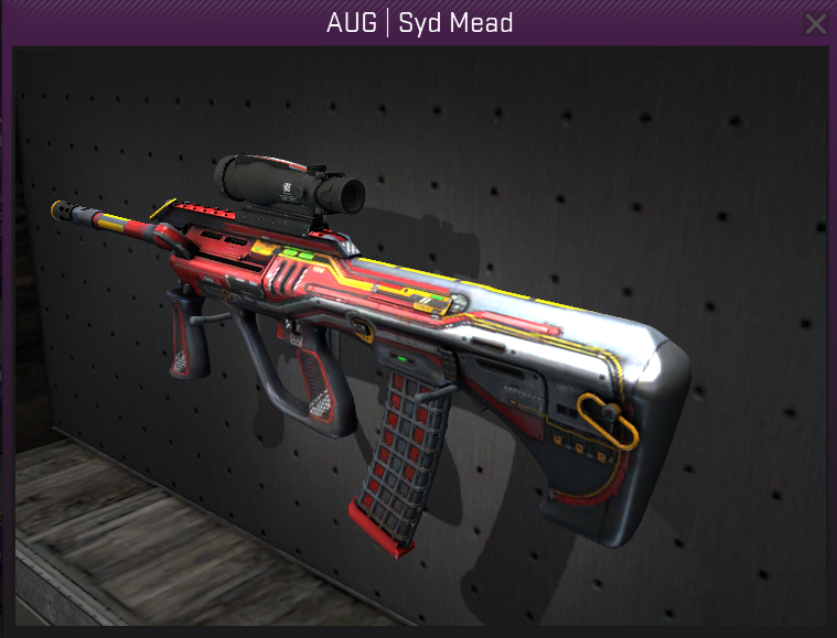 AUG SYD MEAD CS GO skin SPEKTRUM 2
