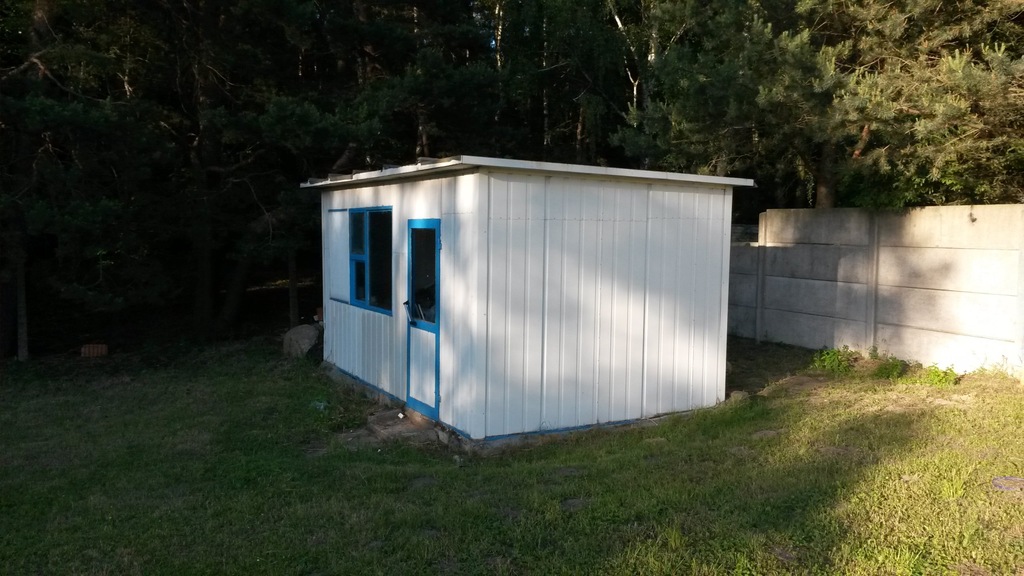 Kontener blaszany - biuro, stróżówka, sklep