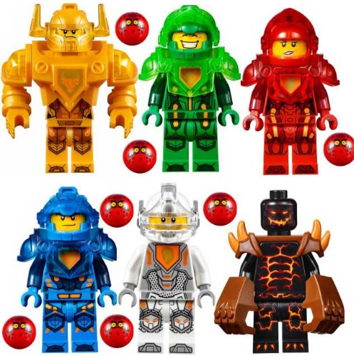 Naklejki scienne XXL Ludziki Lego Nexo Knights