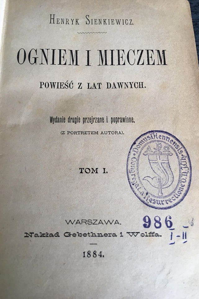Ogniem i mieczem Tom I 1884 r.