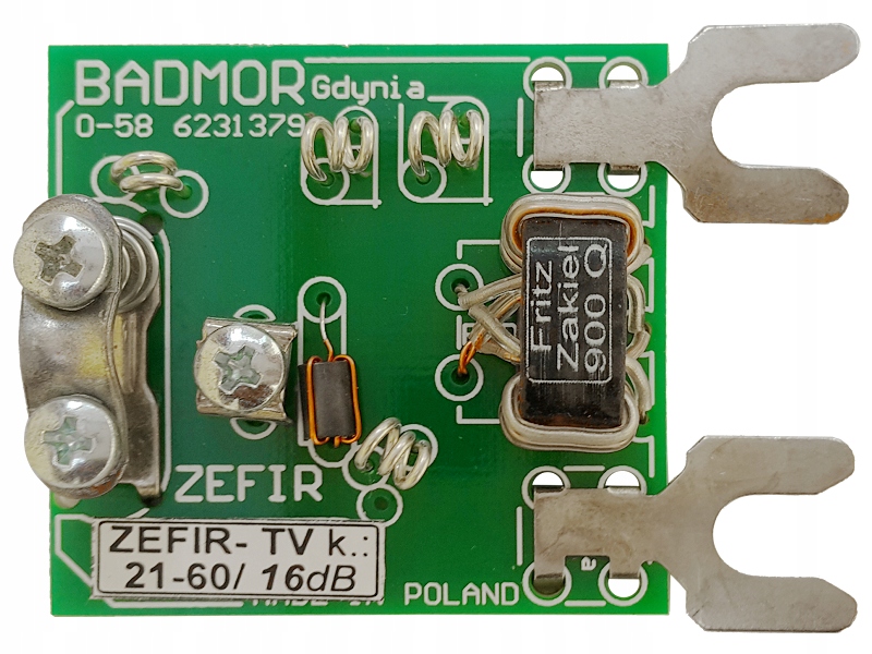 WZMACNIACZ TV BADMOR 16dB ZEFIR DO PUSZKI 1826