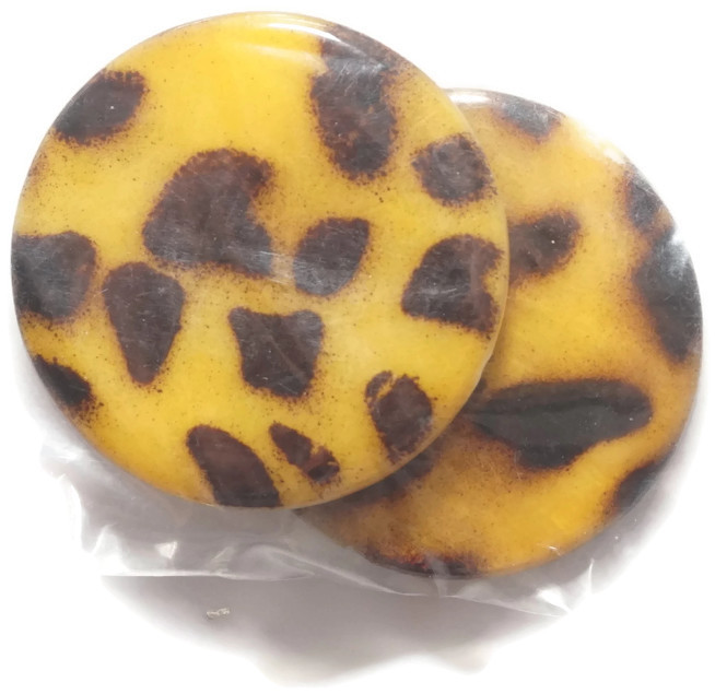 Masa perłowa monety gepard 25 mm 2szt