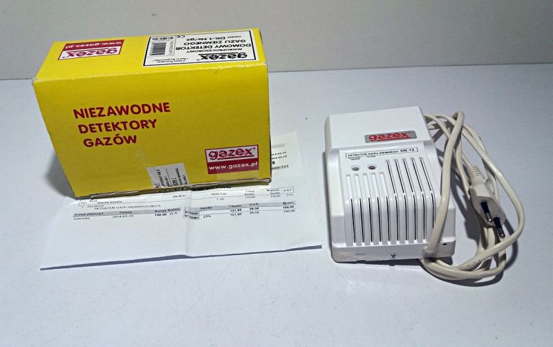 GAZEX DOMOWY DETEKTOR GAZU ZIEMN. DK-1.NS/GZ