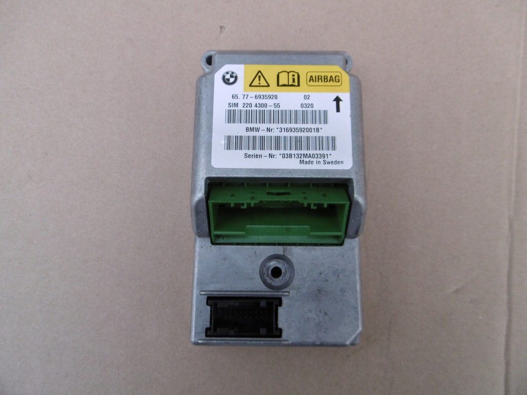 Moduł bezpieczeństwa sterownik airbag BMW Z4 E85 7125018498