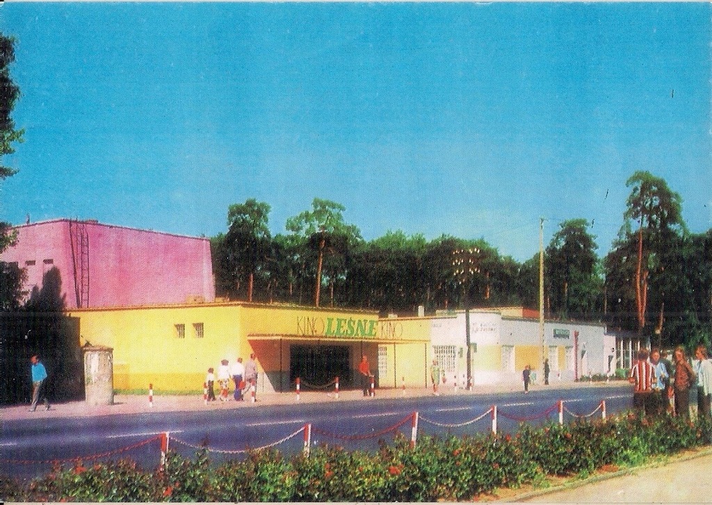 pocztówka ŁASK KOLUMNA Kino Leśne wyd 2014