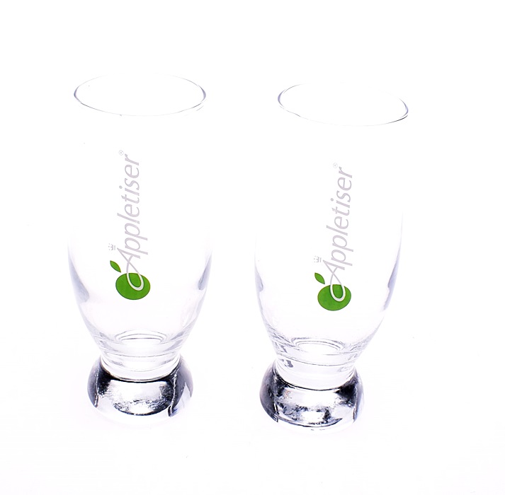 4915-50 ...APPLETISER... w#w SZKLANE KUFLE JABLKO