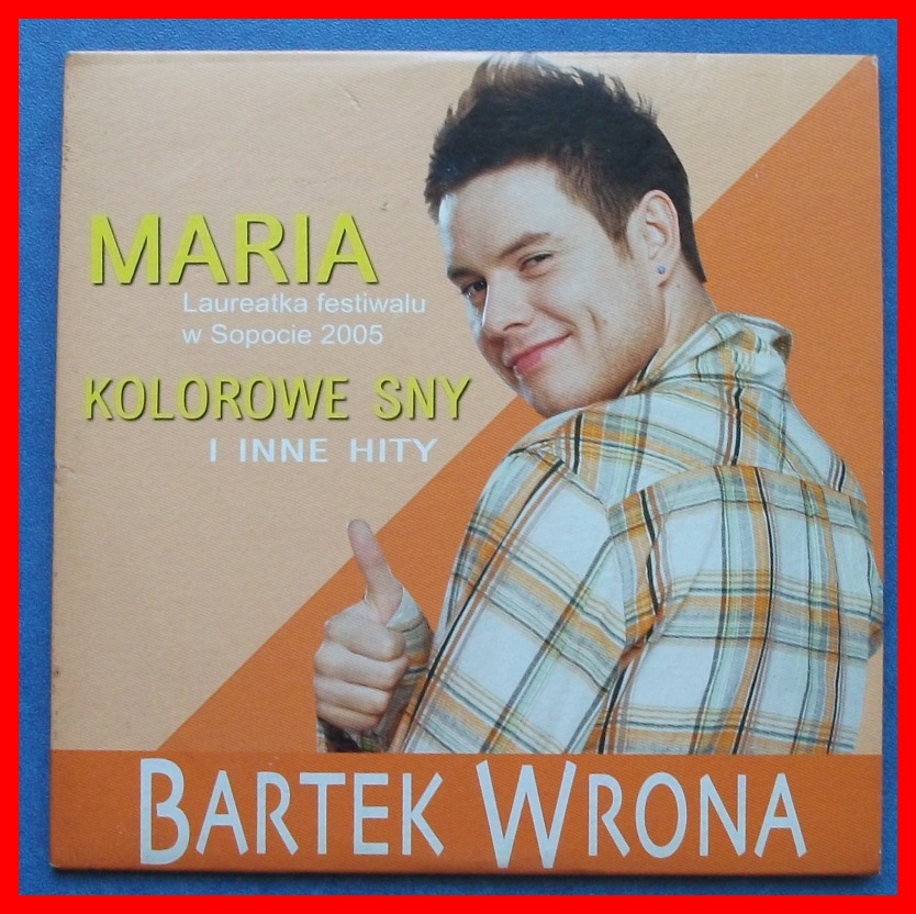BARTEK WRONA - MARIA - KOLOROWE SNY - OKAZJA!!!