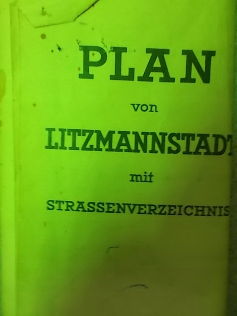 Plan von Litzmannstadt