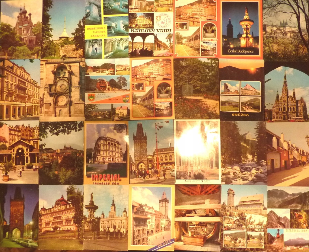 Czechosłowacja -50 widokówek - pocztówki zestaw 10