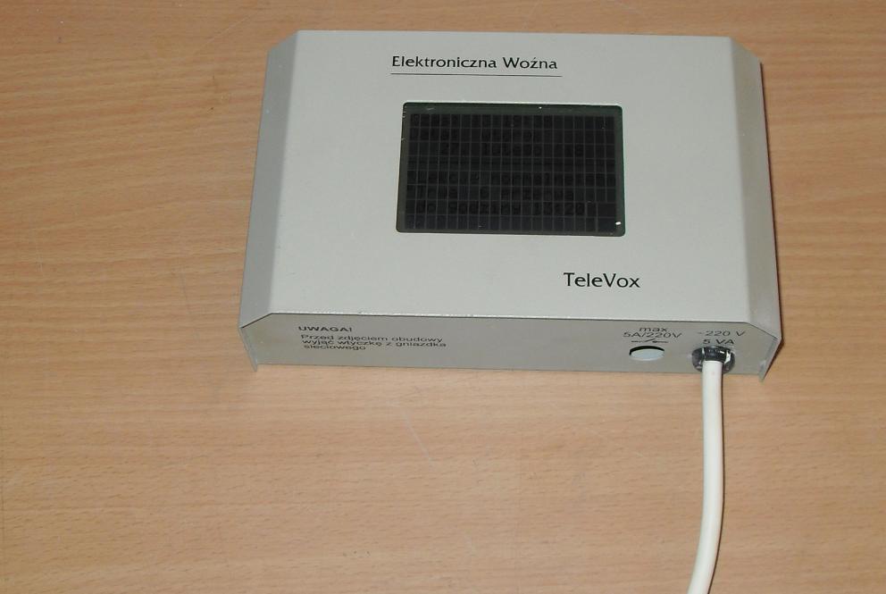 CIEKAWE URZĄDZENIE ELEKTRONICZNA WOŹNA TELEVOX