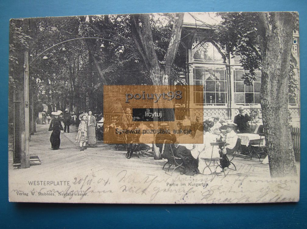 GDAŃSK WESTERPLATTE - RESTAURACJA - NOWY PORT 1904