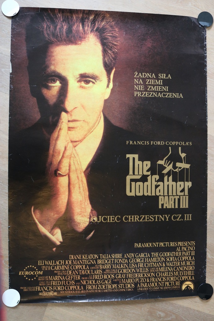 Ojciec chrzestny III - plakat filmowy