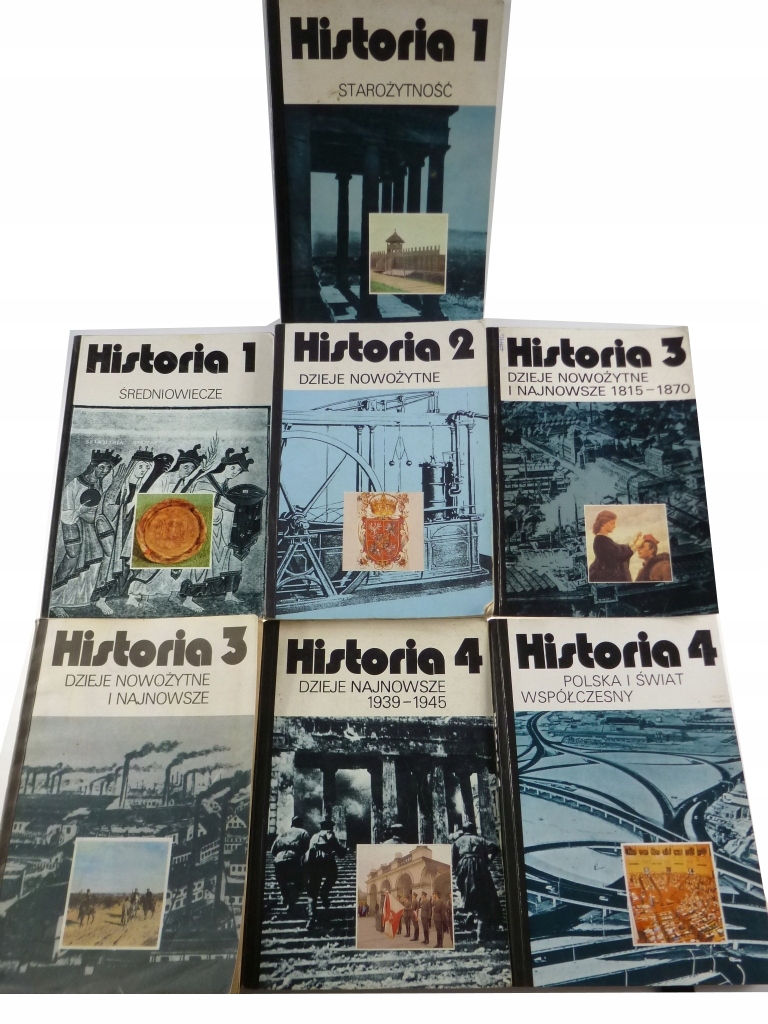Historia - Czarne grzbiety - 7 tomów - Komplet
