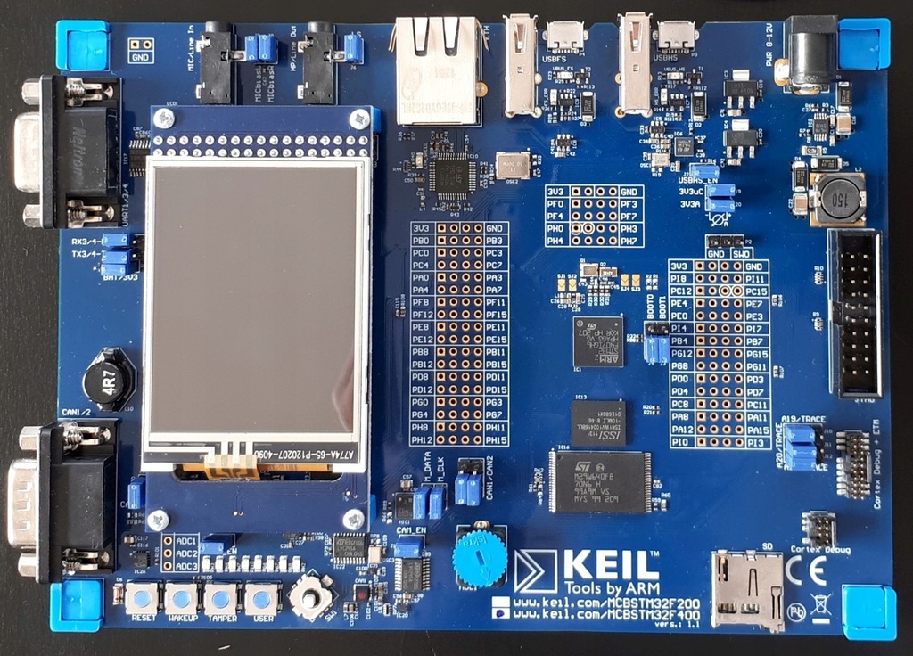 STM32 ARM Zestaw ewaluacyjny LCD VGA CAN ARDUINO