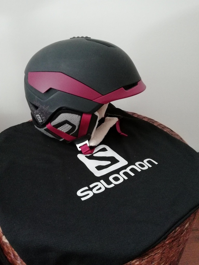 Kask narciarski SALOMON QUEST W Black Crimson