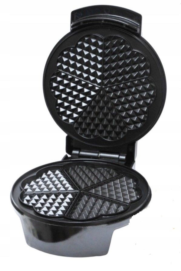 MOCNA Niemiecka Gofrownica 1200W TEFLON Serduszka