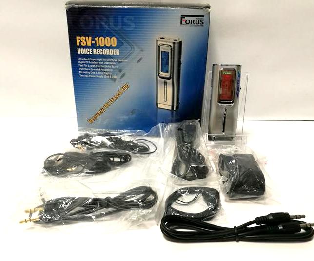DYKTAFON CYFROWY FORUS FSV-1000 KOMPLET