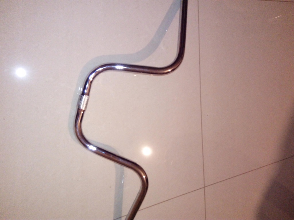 KIEROWNICA MOTORYNKA ROMET PONY M2 NA MOSTEK CHROM