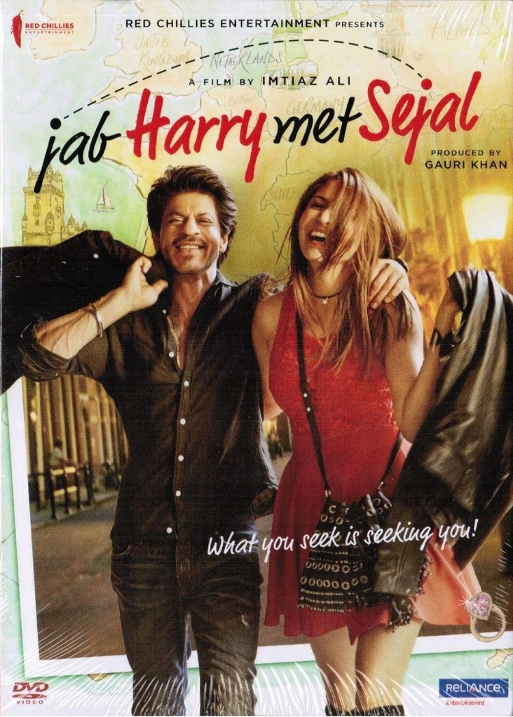 JAB HARRY MET SEJAL (DVD) Shah Rukh Khan Bollywod