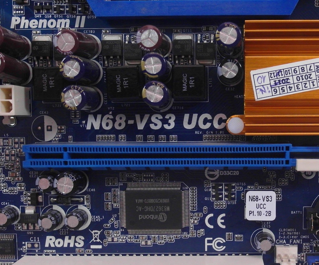 Asrock n68 vs3 ucc нет звука