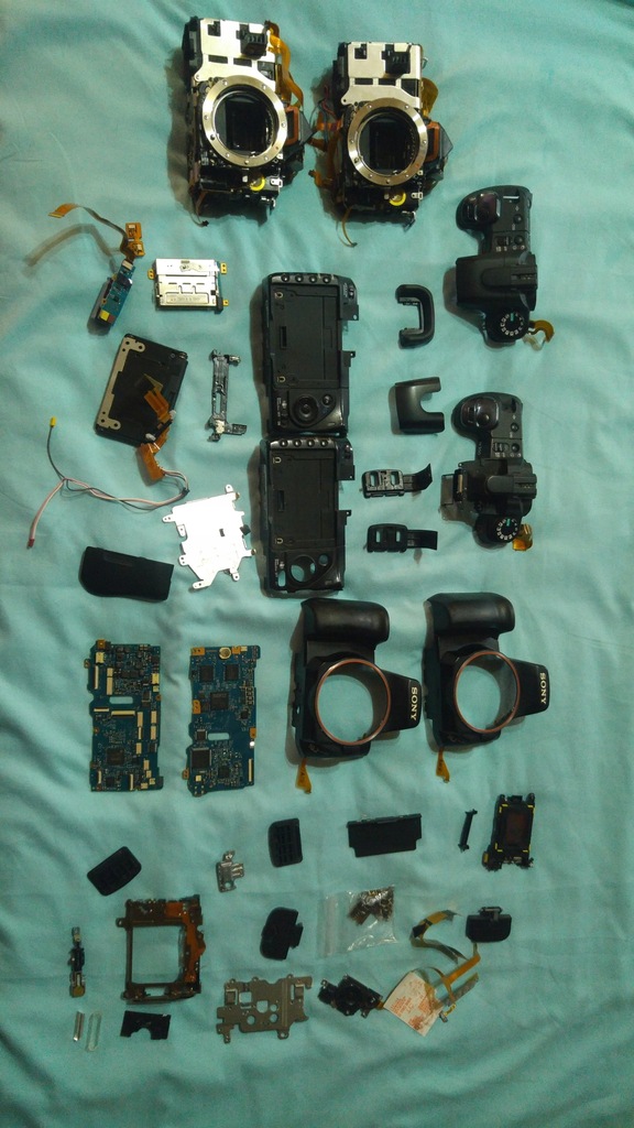 Części do SONY ALFA 300 i 350 BCM
