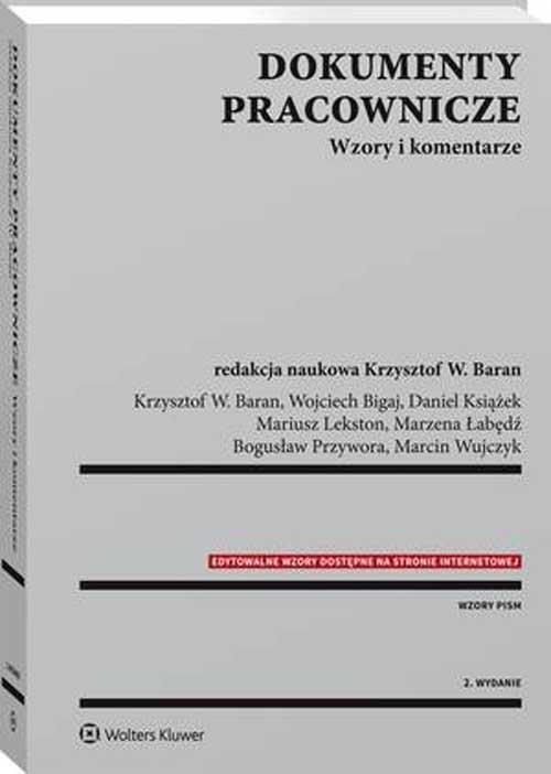 Akta osobowe Dokumenty pracownicze Wzory komentarz