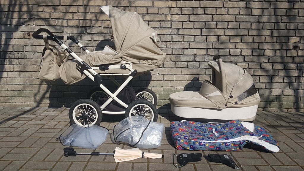 ZESTAW Wózek Jedo Bartatina Classic Alu Plus