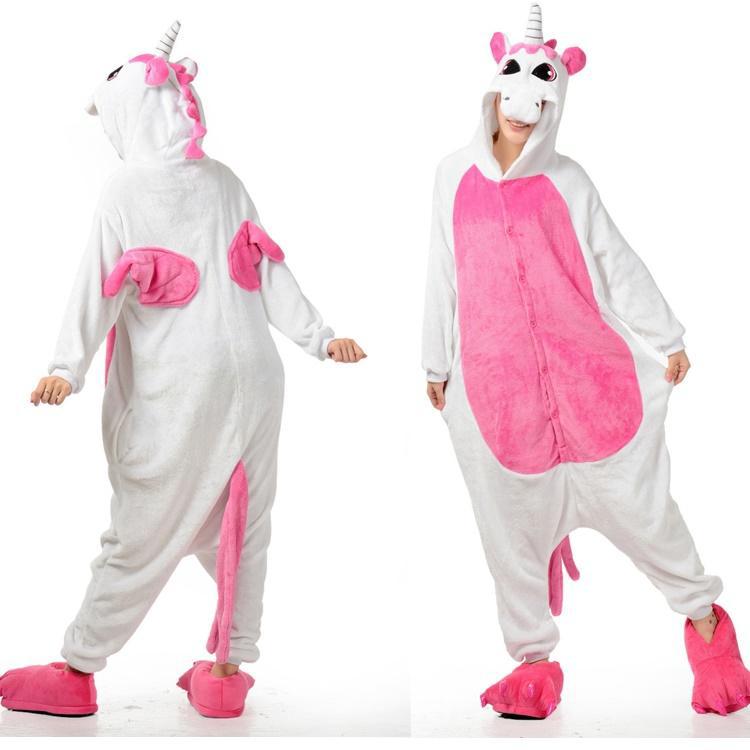 JEDNOROŻEC PIŻAMA BIAŁO-RÓŻOWY S Kigurumi  24H